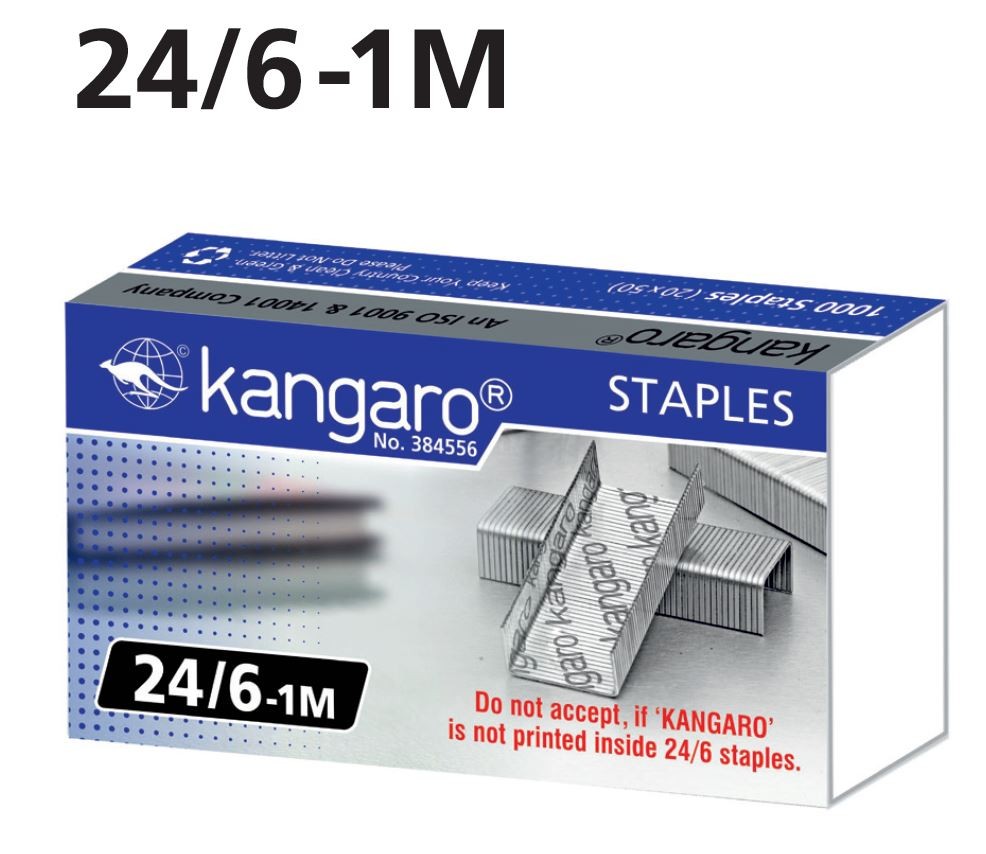 Boite Agrafes 24/6 Kangaro 1000 Staples