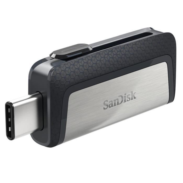 Clé USB SanDisk Ultra m3.0 double connectique micro-USB et USB 3.0 - 32 Go  (SDDD3-032G-G46) prix Maroc