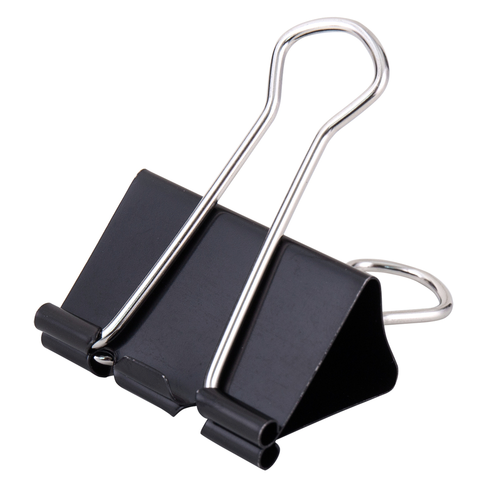Paquet 24 Binder Pince Double Clips 41mm Deli E8562A