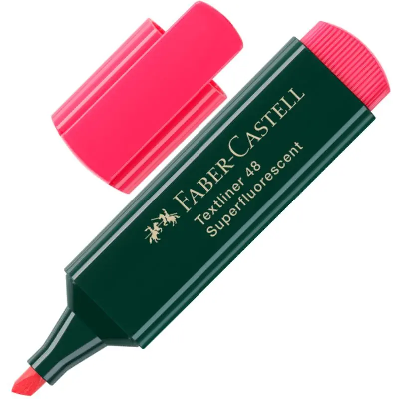 Fluorescent Textliner Faber Castell Rose 154828