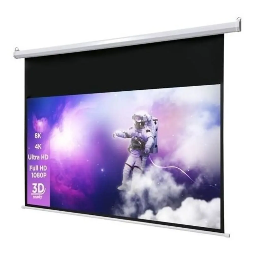 Ecran De Projection 3,04 Deli 50455 120 Pouces  304.8x275.7 Motorisé
