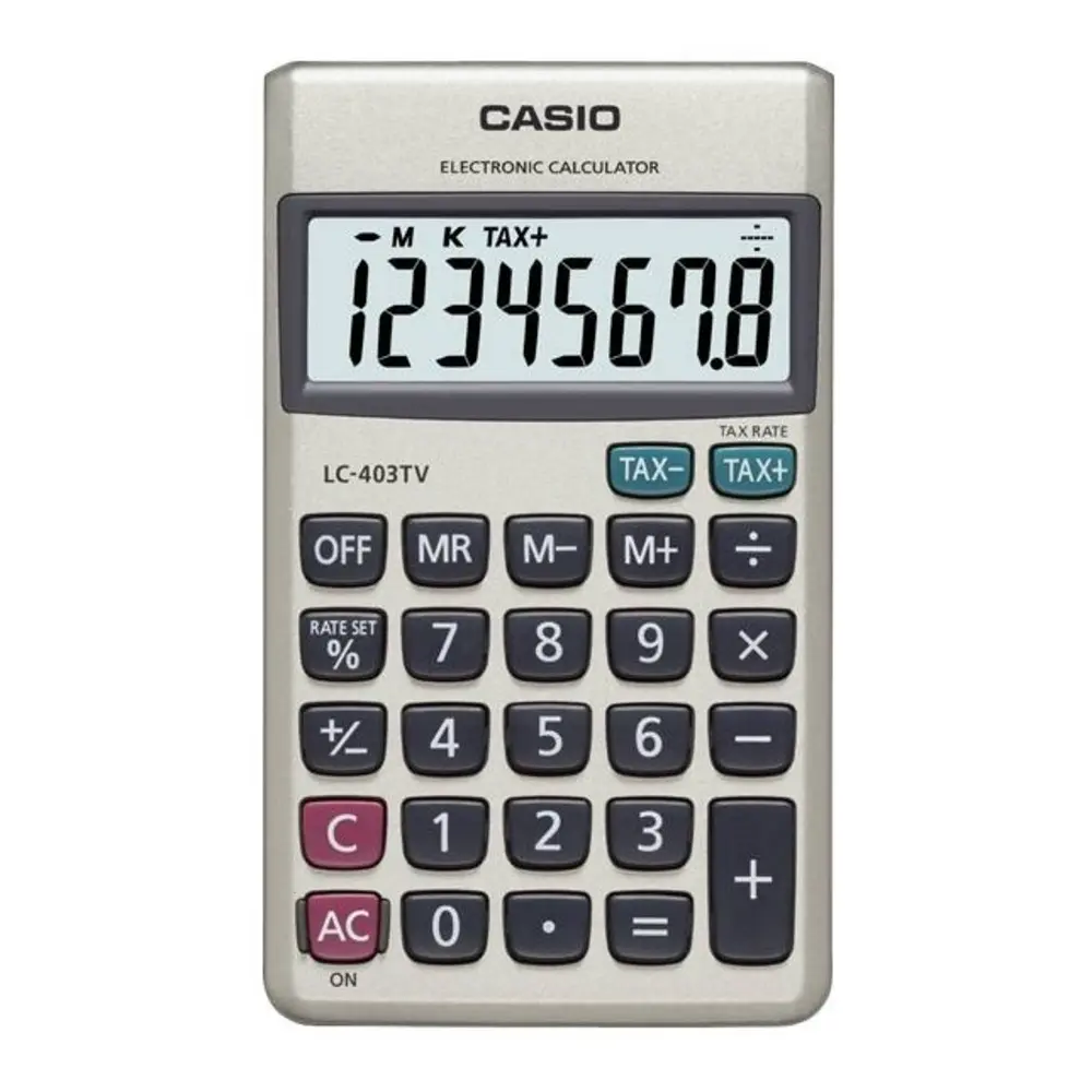 Calculatrice Casio LC-403TV-W