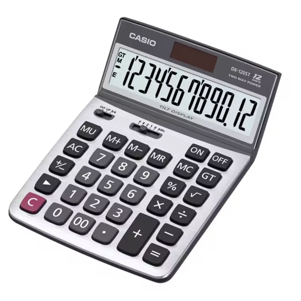 Calculatrice Casio DX-120ST-W-DH