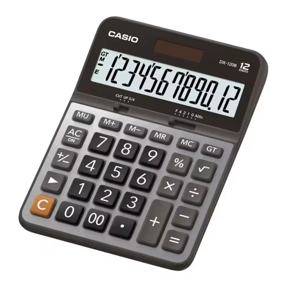 Calculatrice Casio DX-120B-W-DC