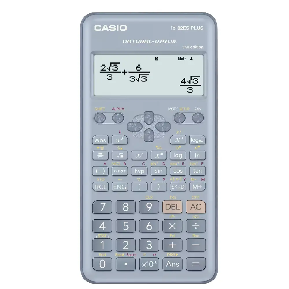 Calculatrice Casio Scientifique Fx-82ES Plus 2nd Blue