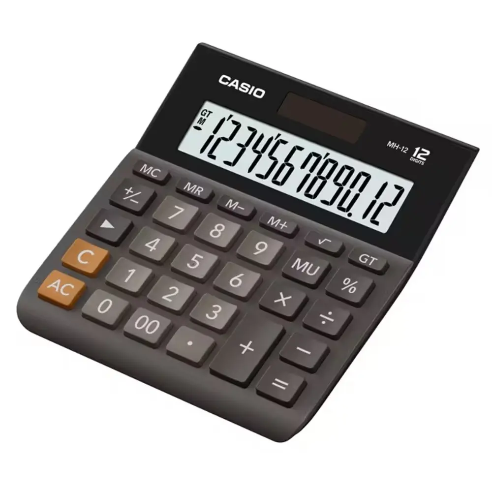Calculatrice Casio MH-12-BK-W-DH