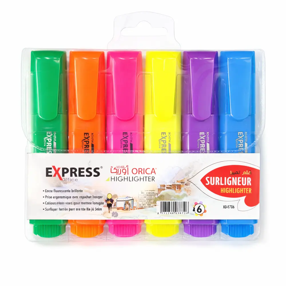 Jeu de 6 Fluorescent Express Orica  XO-8706