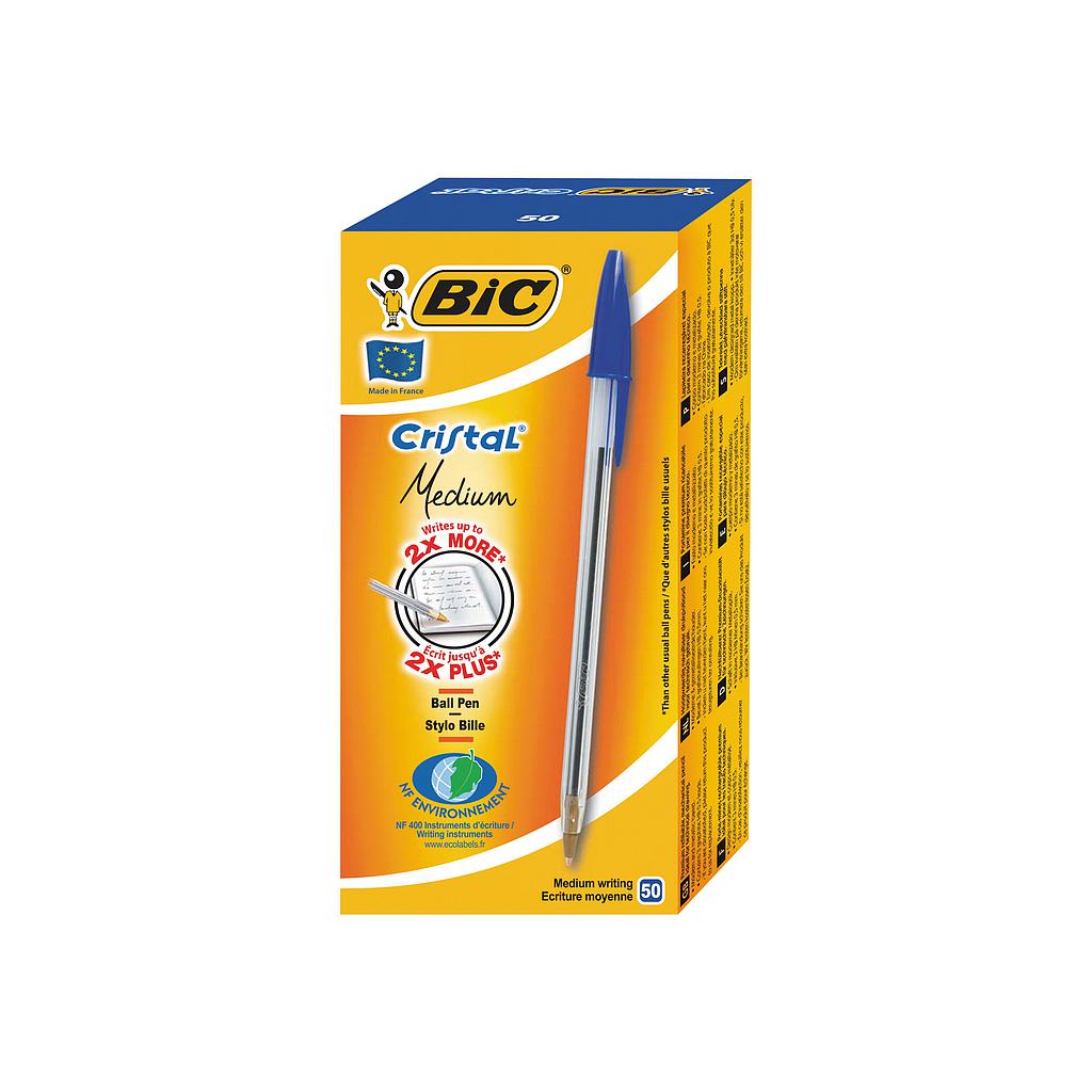 Paquet 50 Stylo Bic Crystal