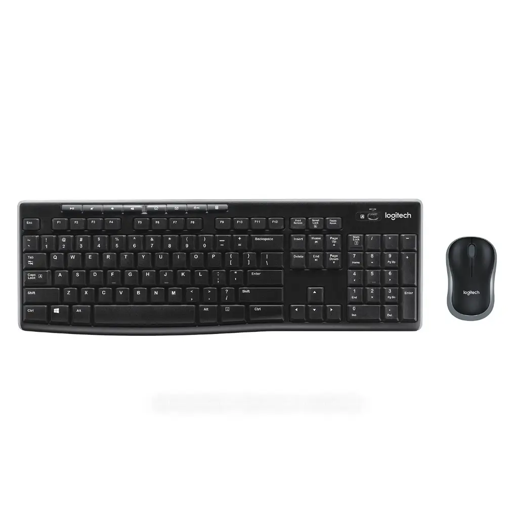 Combo Clavier + Souris Sans Fil Logitech Wireless MK270 920-004510