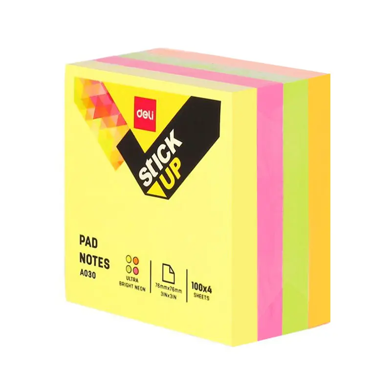 Post-it Bloc 4x100 Deli 76x76 EA03003