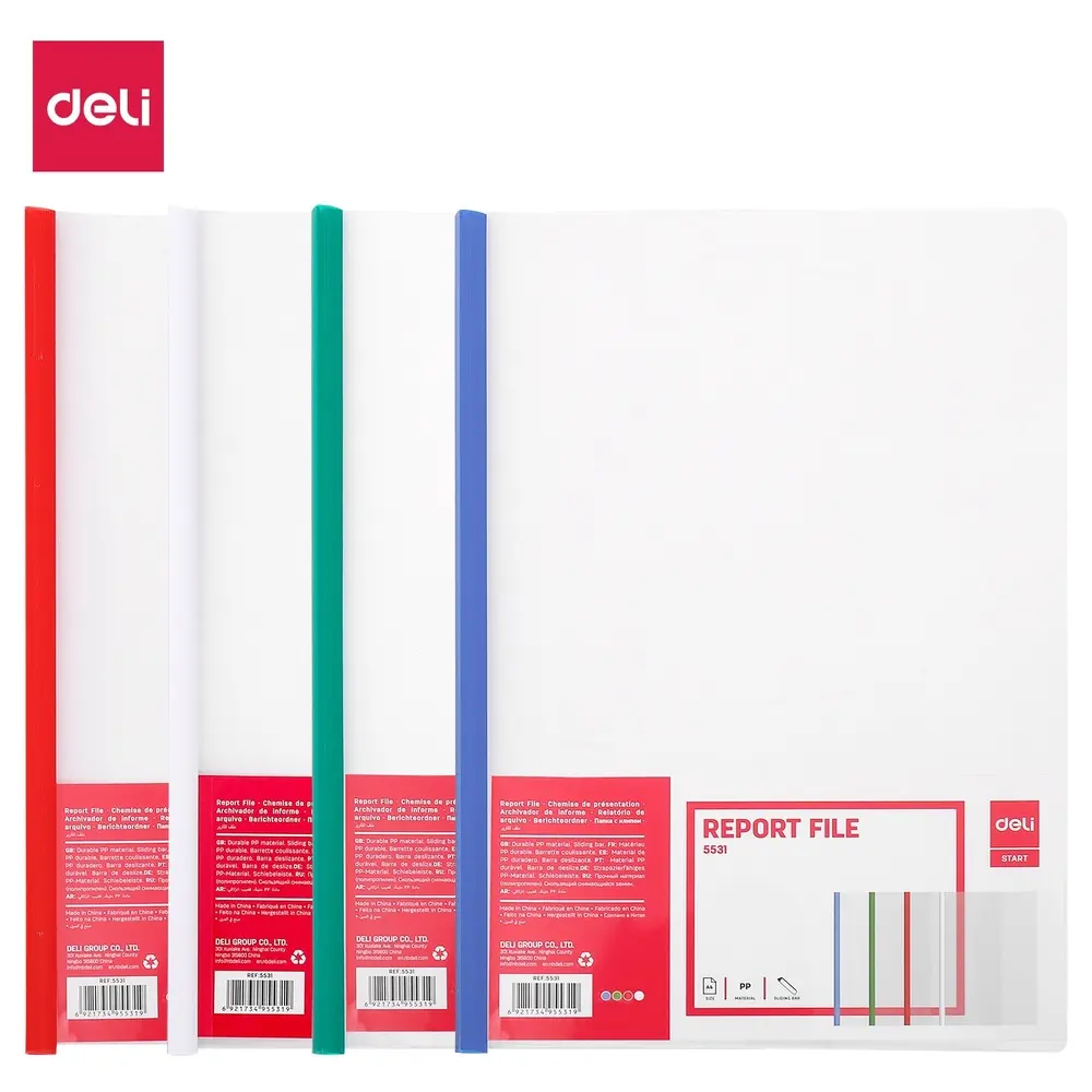 Lot 5 Chemises A Serre-Feuille Deli  Report File 10mm E5531