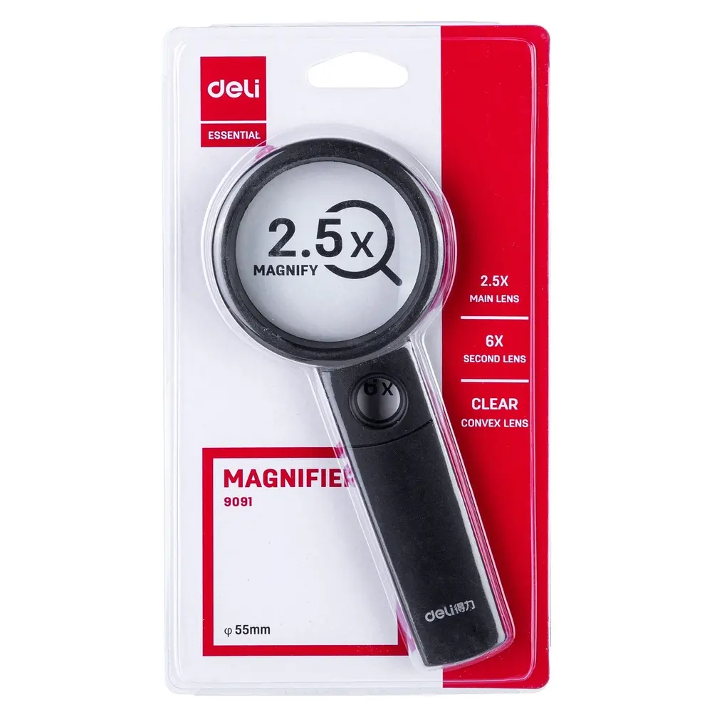 Loupe Deli E9091 60Mm 2.5x