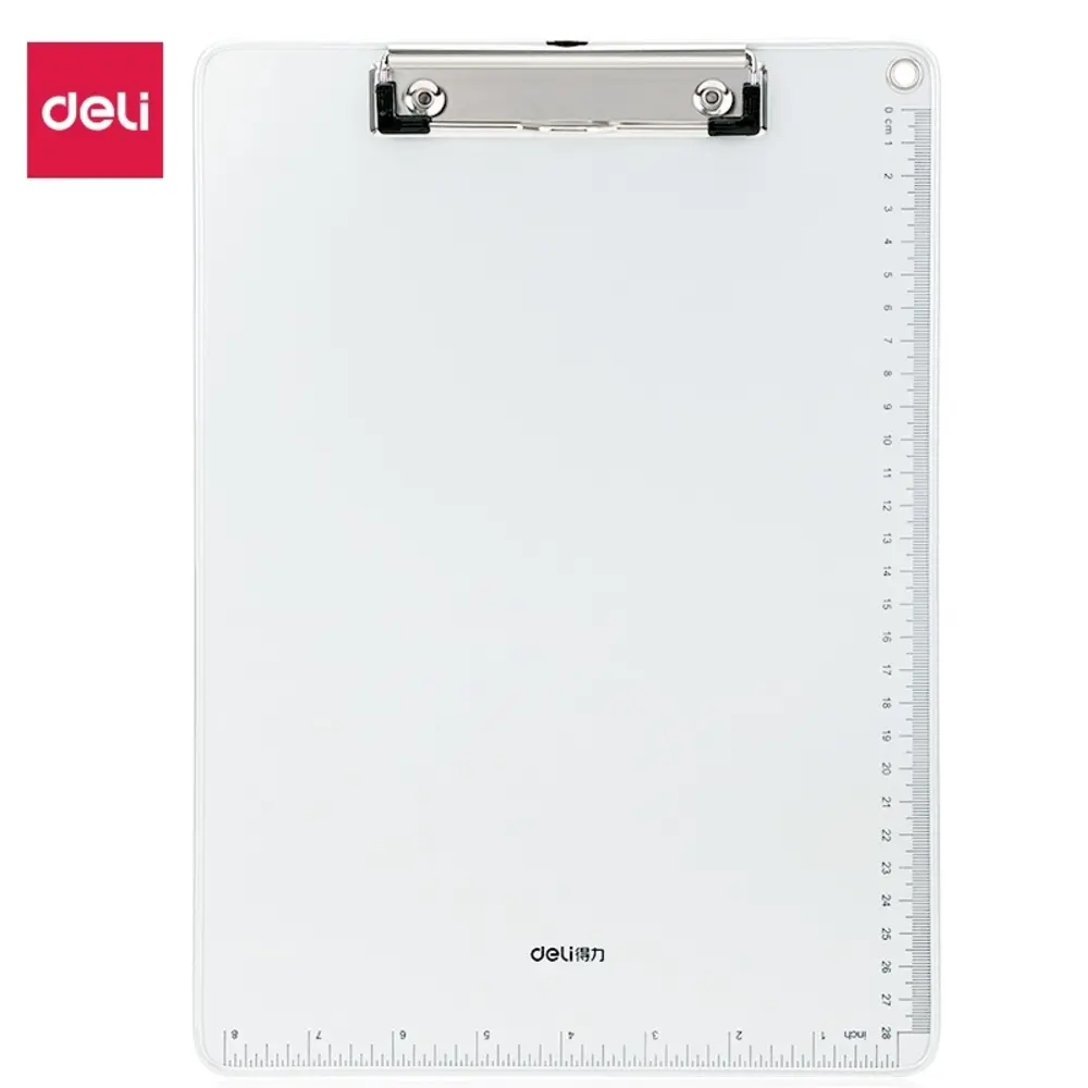 Porte Bloc Note Deli 64504 A4 Argenté Métallique