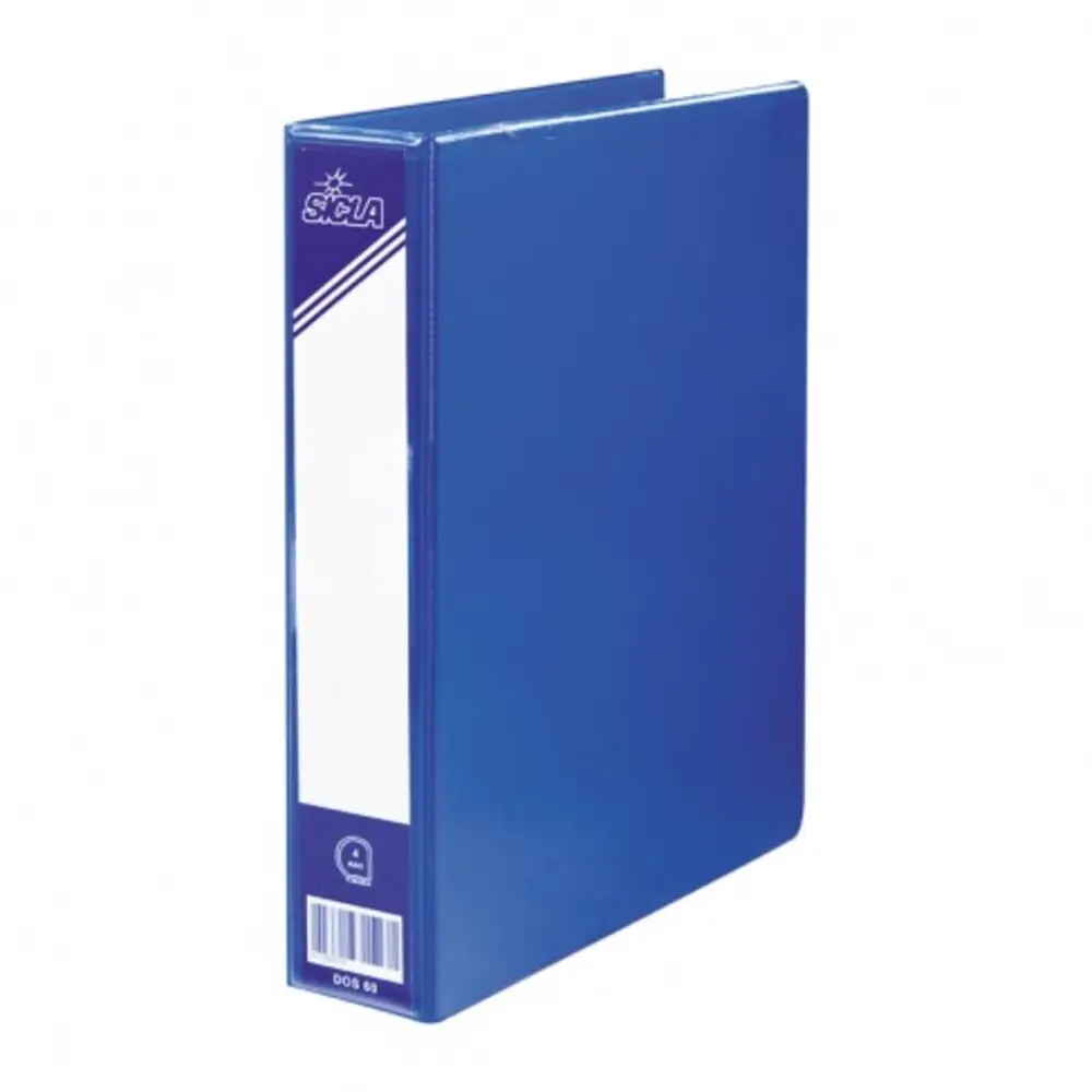 Classeur 4 Anneaux 36x26 Person. 4 CM Sicla Bleu