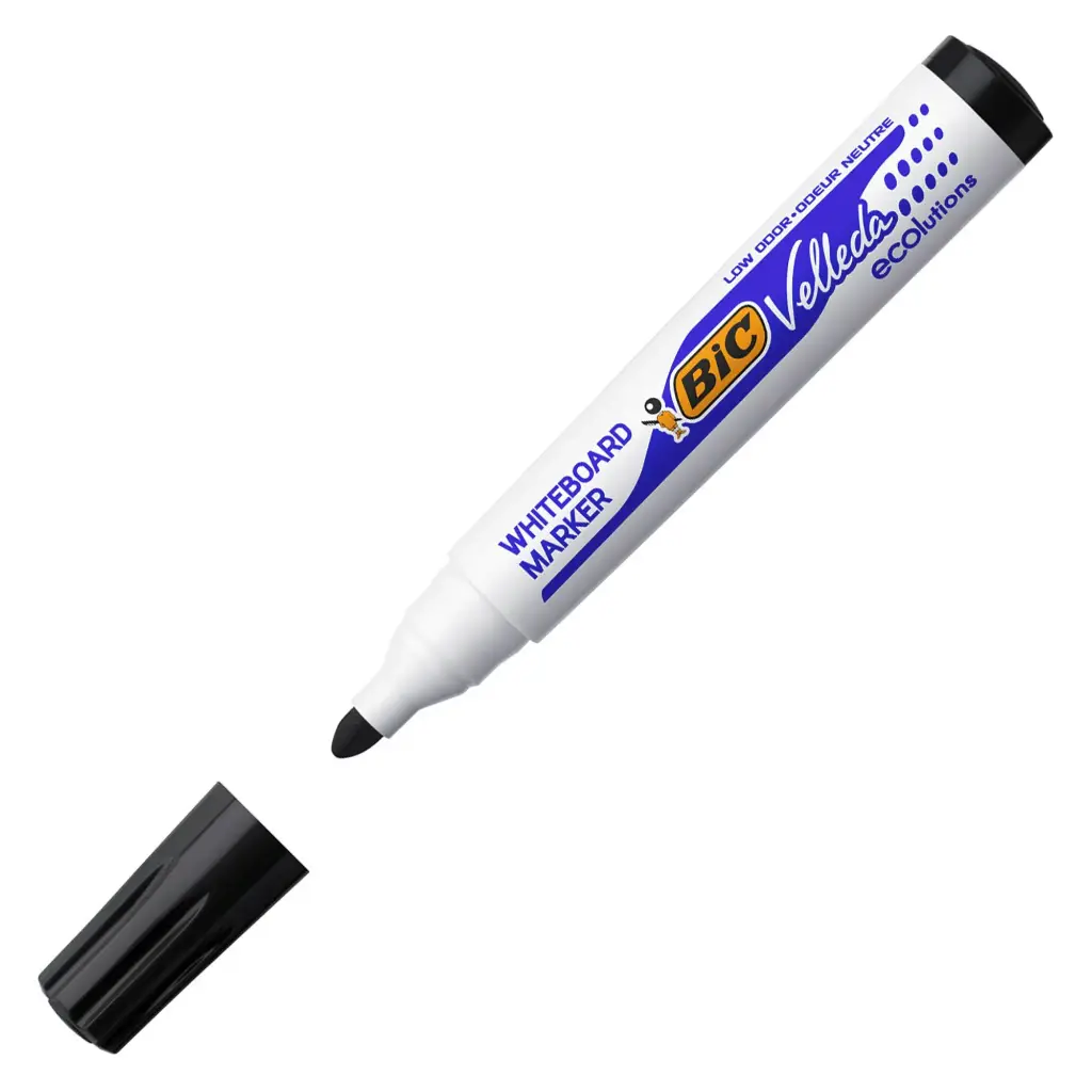 Marqueur Bic WhiteBoard Velleda Noir