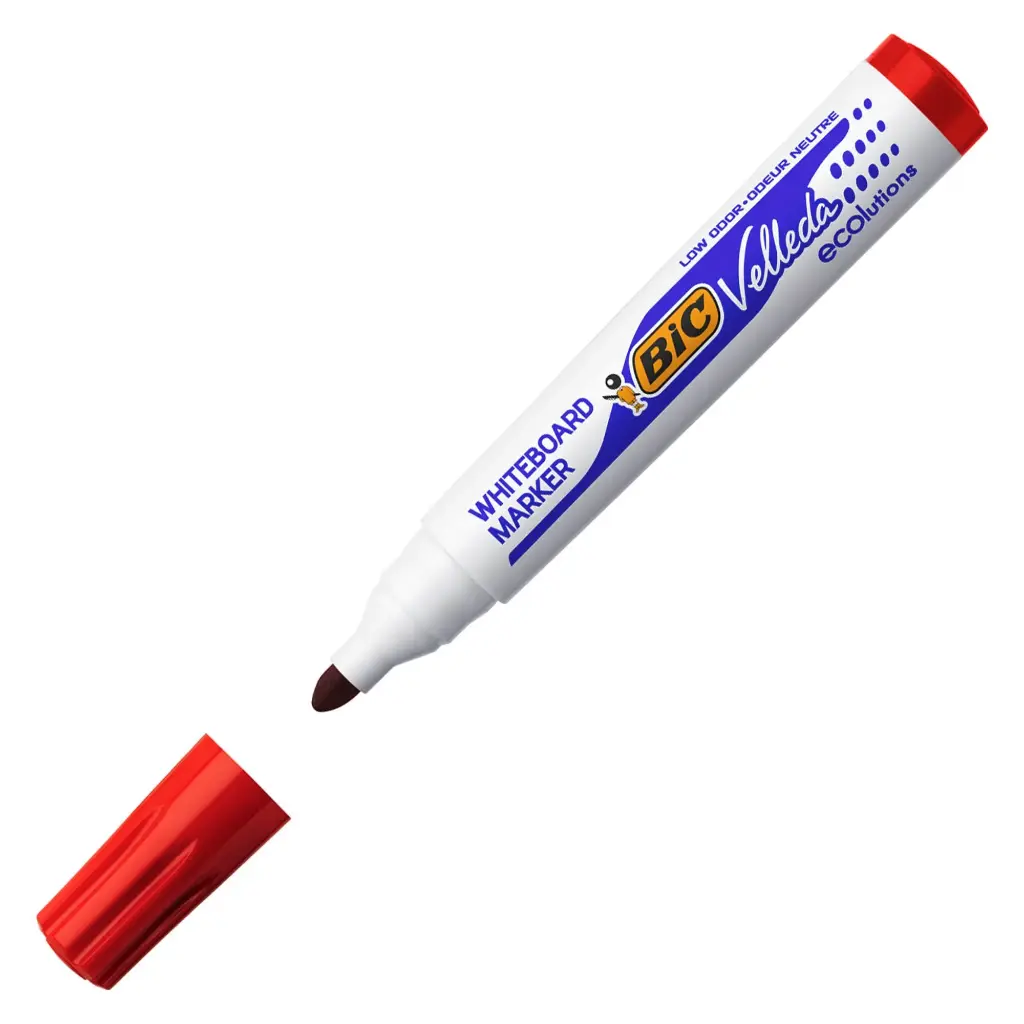 Marqueur Bic WhiteBoard Velleda Rouge