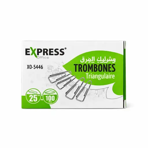 [Xo-5446] Boite Trombones Express Xo-5446 Triangulaire