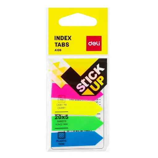 [EA10602] Post-it Marque Pages Deli EA10602 Flèches 43x12mm
