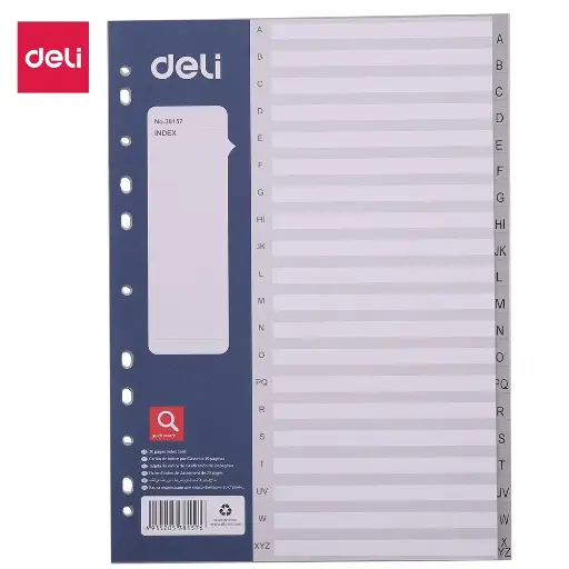 [38157] Jeu Intercalaire Deli Alphabetique Index De 12F 38157 A4