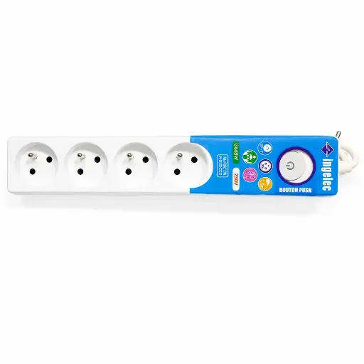 [1705/3] Multiprise Rallonge Electrique 5 Prises Ingelec 3M