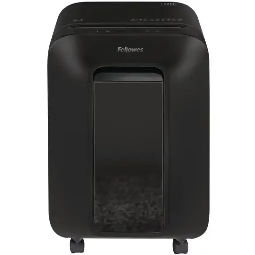 [550220] Destructeur De Papier Déchiqueteuse de Bureau Fellowes Powershred LX200 Microparticules 12 Feuilles 22 Litres -550220-