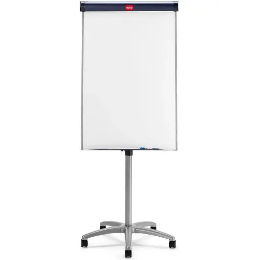 [1902386] Tableau De Conférence Chevalet A Roulette NOBO Paperboard