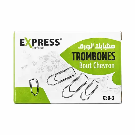 [X30-3] Boite Trombones N°3 30mm Express Chr.
