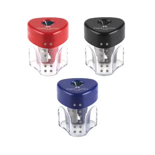 [FC183401] Taille Crayon Faber Castell Grip Auto Couleurs Classiques 183401