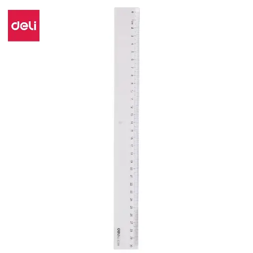 [E6230] Régle 30 Cm Deli Plastique Transparente E6230