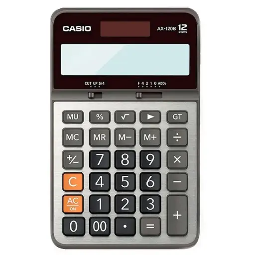 [Ax-120B-BK-W-DC] Calculatrice Casio Ax-120B-BK-W-DC