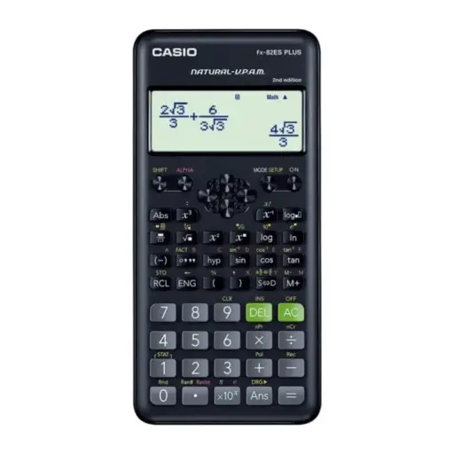 [FX-82ES PLUS] Calculatrice Casio FX-82ES Plus 2nd Noir