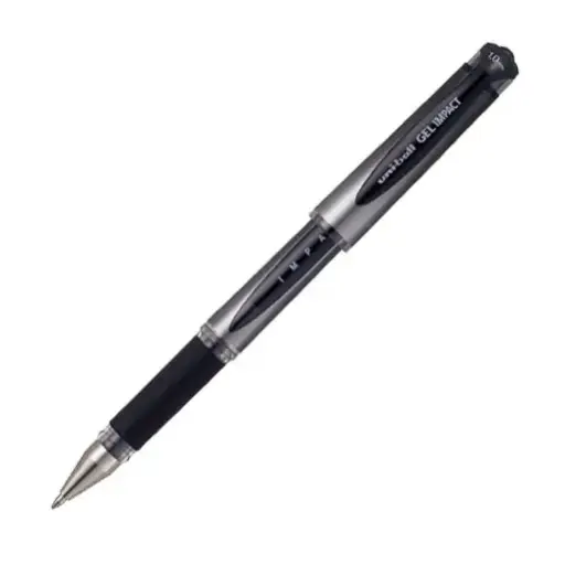 [UM-153S-BK] Stylo Uniball Gel Impact UM-153S Rollerball 1.00 MM Black