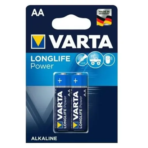 [4906 121 412] Pack 2 Piles Varta AA 1.5V Longlife Power 4906121412