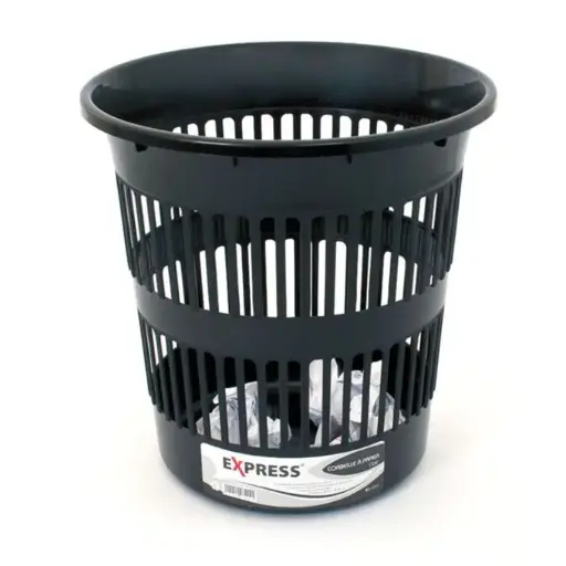 [XO-4241] Poubelle Plastique 28.5 Cm Express XO-4241 Noir