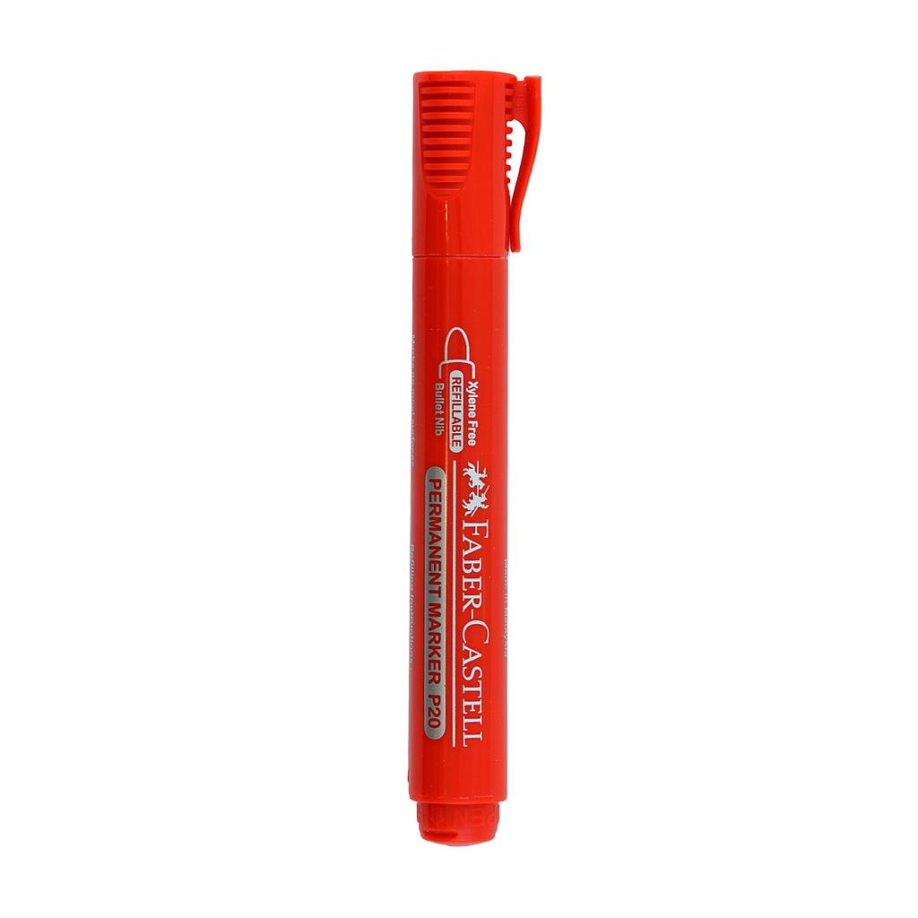 Marqueur Faber Castell Permanent Rouge