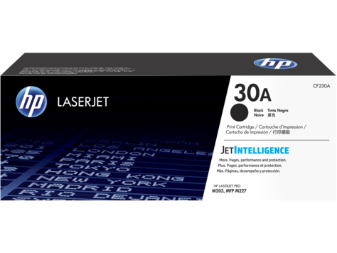 Toner HP 30A Black Original LaserJet (CF230A) 1600 Pages 