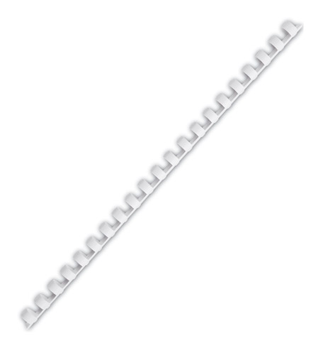Paquet 100 Spiral Blanc 8mm 