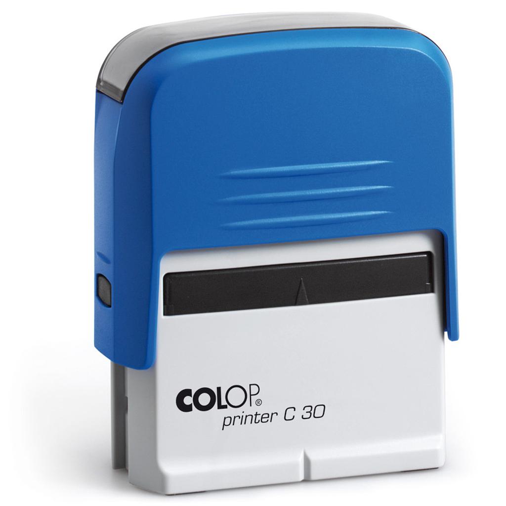 Porte Cachet Printer C30 18X47mm Colop Av Couvercle