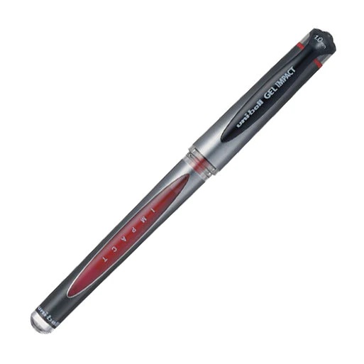 Stylo Uniball Gel Impact UM-153S Rollerball 1.00 MM Red
