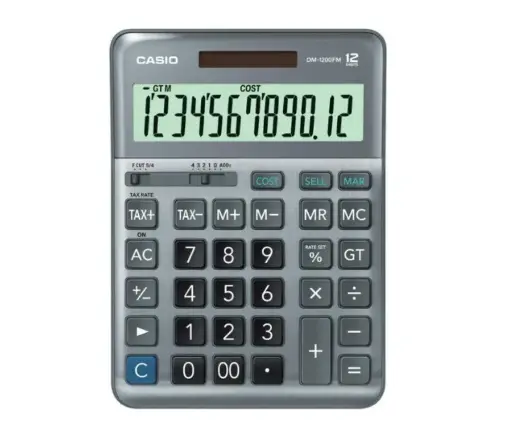 [DM-1200FM-W-DP] Calculatrice Casio DM-1200FM-W-DP