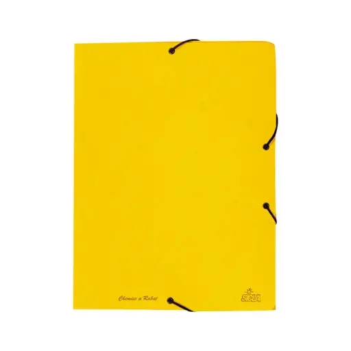[001058] Chemise A Rabat Elastique Cartonnée 32/42 Jaune