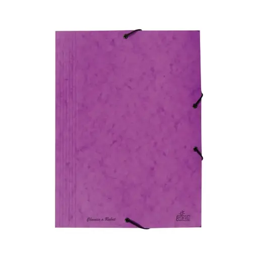 [001422] Chemise A Rabat Elastique Cartonnée 32/42 Mauve