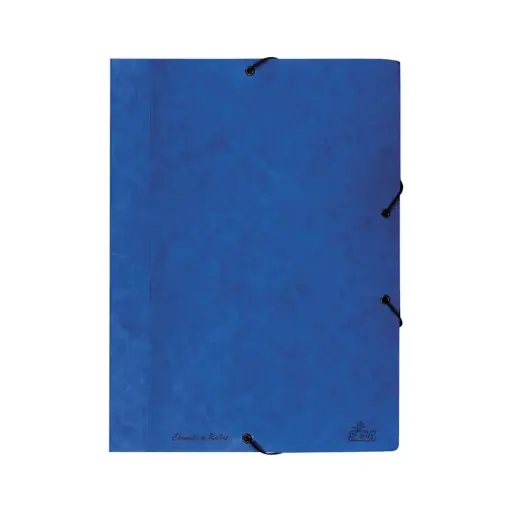 [001056] Chemise A Rabat Elastique Cartonnée 32/42 Bleu