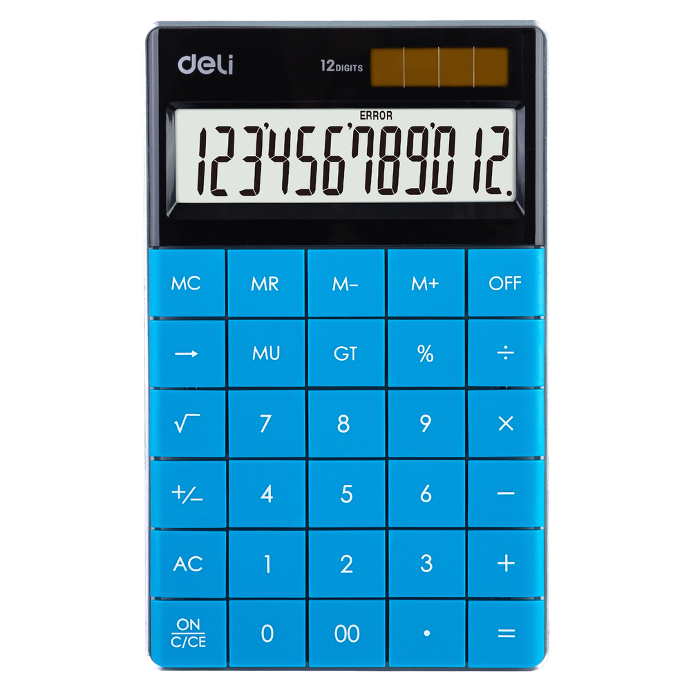 Calculatrice Bureau Deli E1589 Bleu
