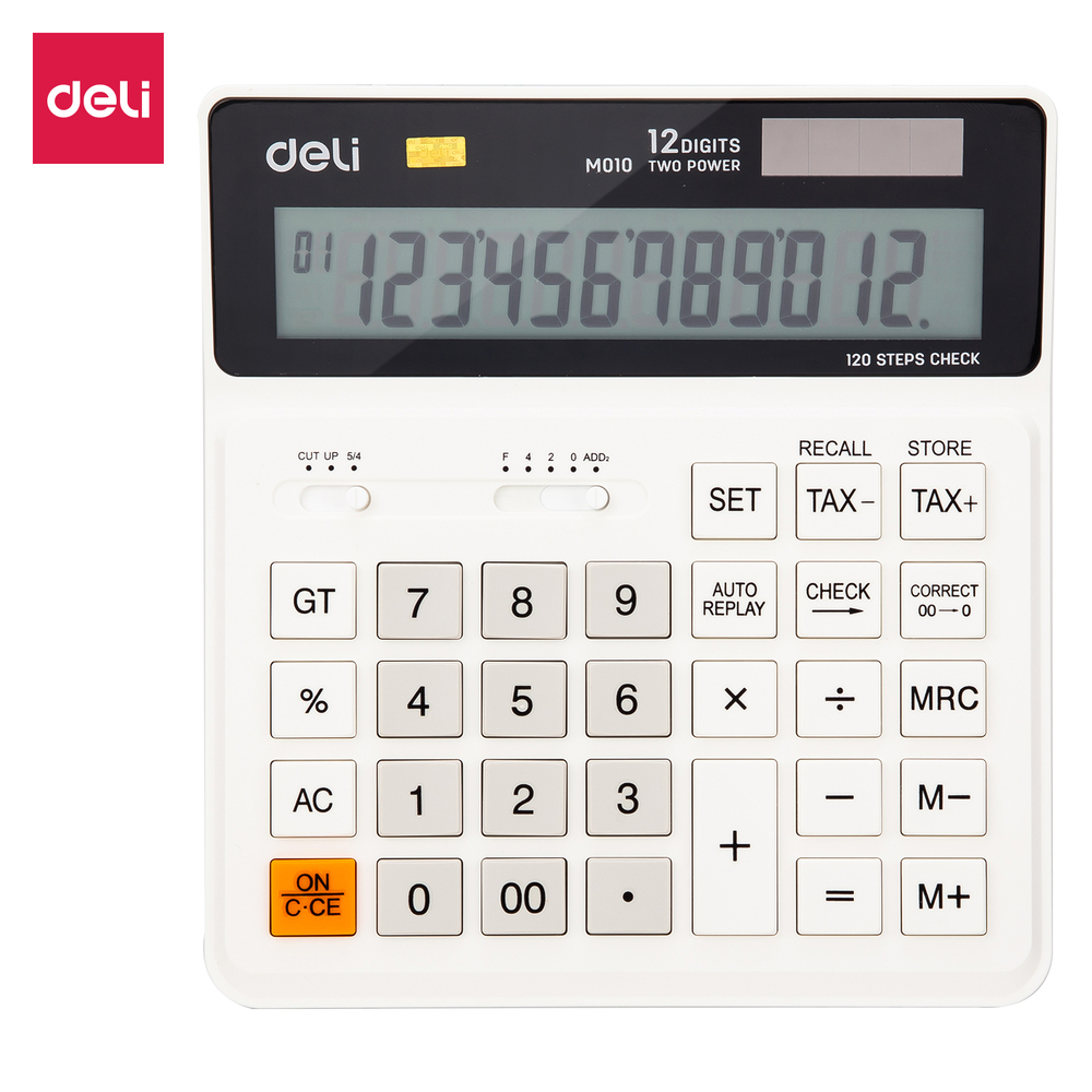 Calculatrice Bureau Deli EM01010 Blanc