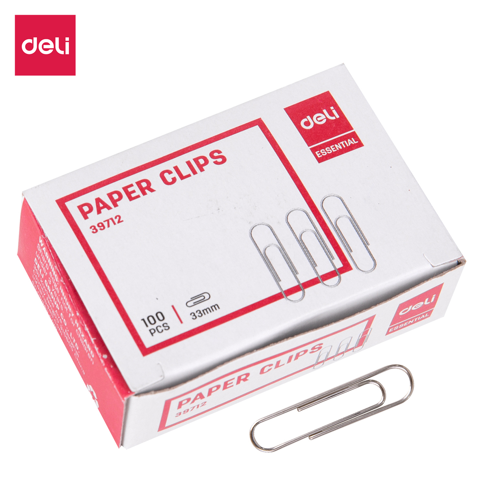 Boite Trombones Deli E39712 Chromées 33mm