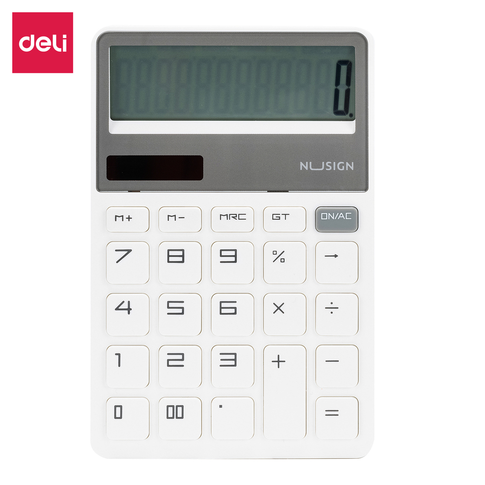 Calculatrice Bureau Deli ENS042 Blanc