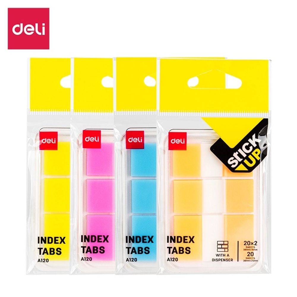 Post-it Marque Pages Deli EA120 38x18mm