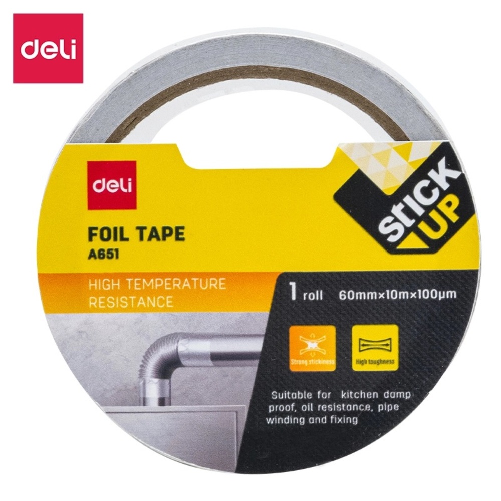 Rouleau Scotch 48*33 Adhesif Aluminium Deli A651