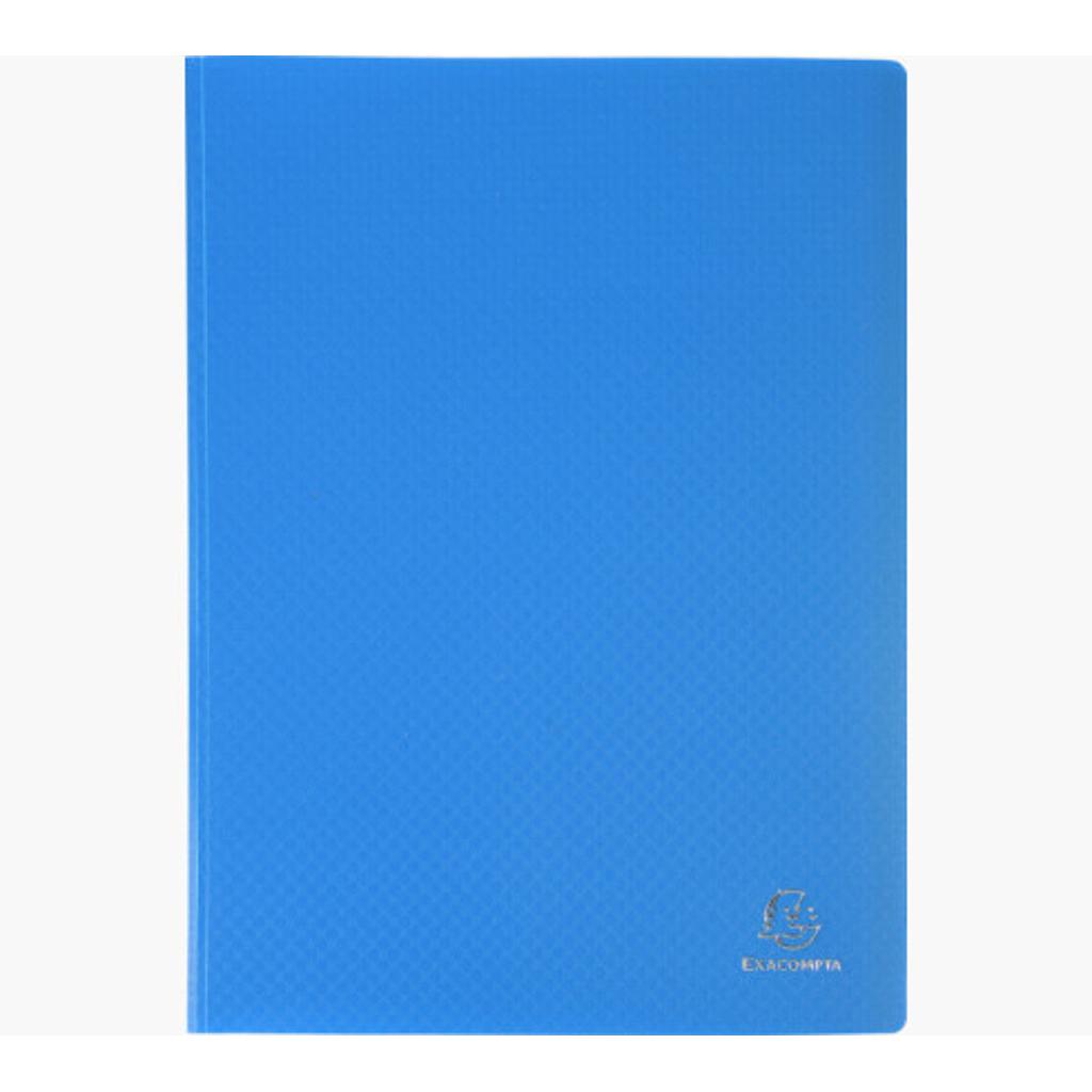 Porte Vues Soudes Exacompta 120 Vues 60 Pochettes 8562E  Bleu